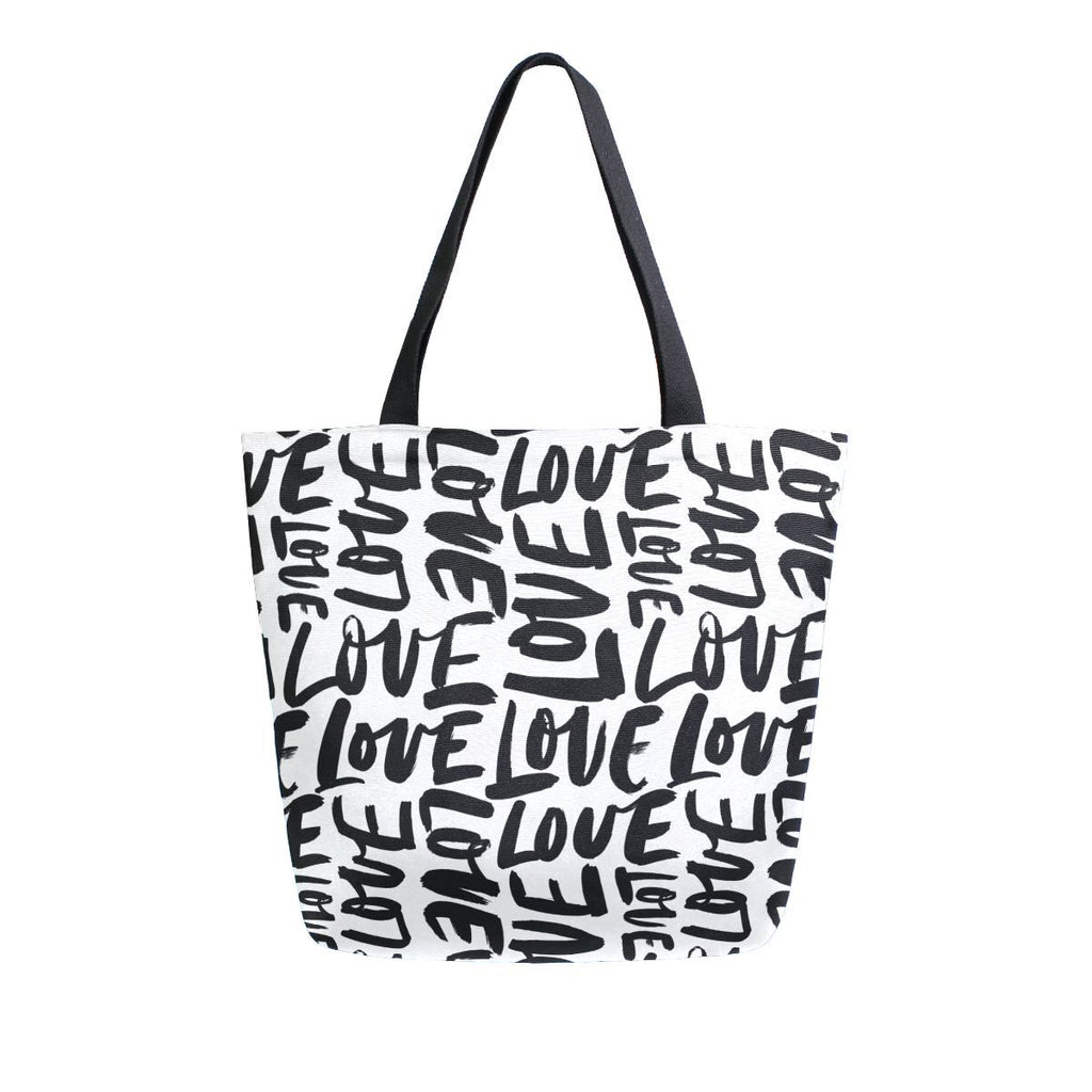 Abstract Unique Women Casual Shoulder Bag Handbag Colorful Creativity Canvas Tote Bag Large Reusable Multipurpose Heavy Duty Shopping Grocery Cotton Bag for Outdoors