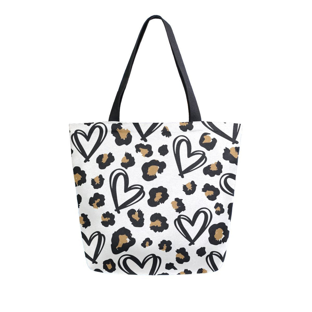 Abstract Unique Women Casual Shoulder Bag Handbag Colorful Creativity Canvas Tote Bag Large Reusable Multipurpose Heavy Duty Shopping Grocery Cotton Bag for Outdoors