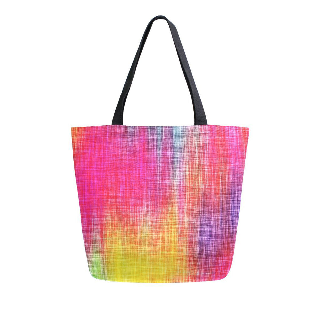 Abstract Unique Women Casual Shoulder Bag Handbag Colorful Creativity Canvas Tote Bag Large Reusable Multipurpose Heavy Duty Shopping Grocery Cotton Bag for Outdoors