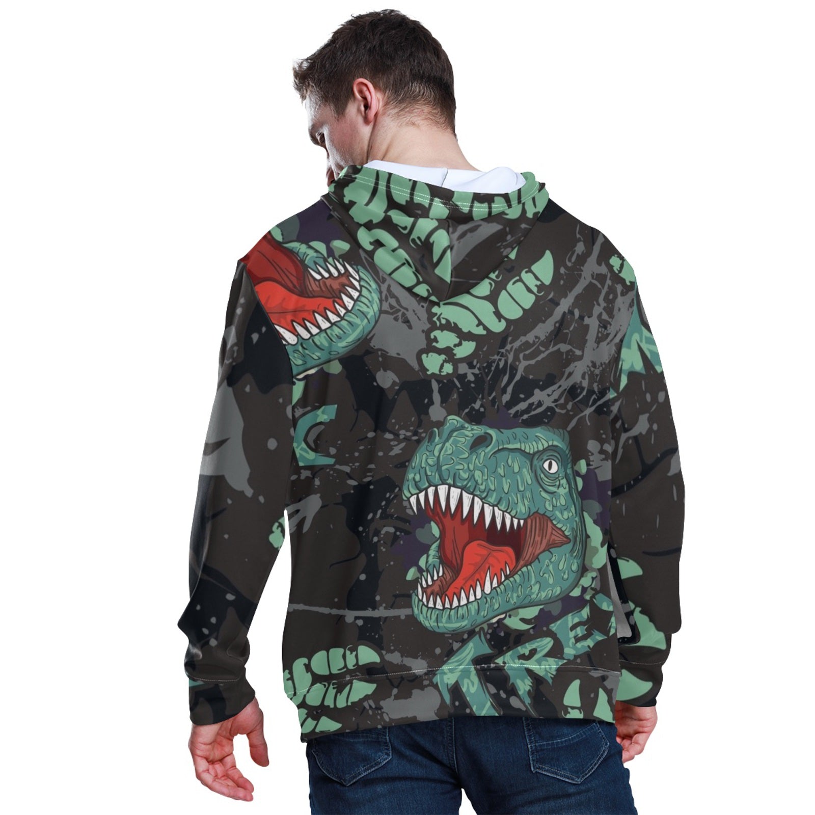 Men's Hoodie Personalized Print Hooded Sweatshirt for Men Boy