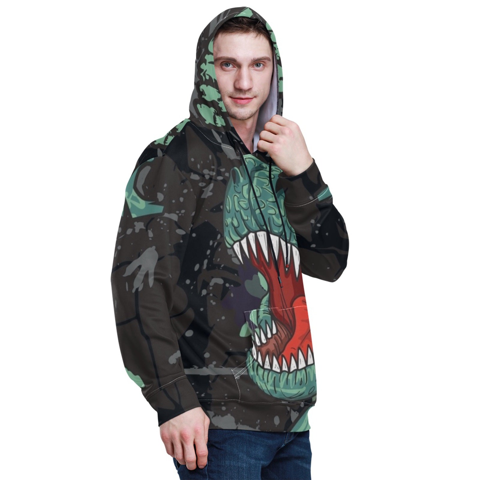 Men's Hoodie Personalized Print Hooded Sweatshirt for Men Boy