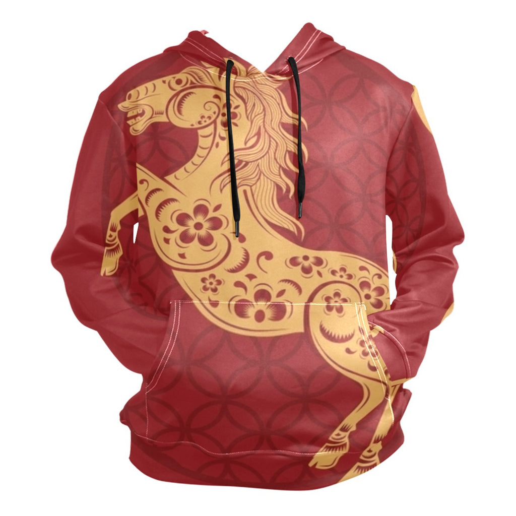 Men's Hoodie Personalized Print Hooded Sweatshirt for Men Boy