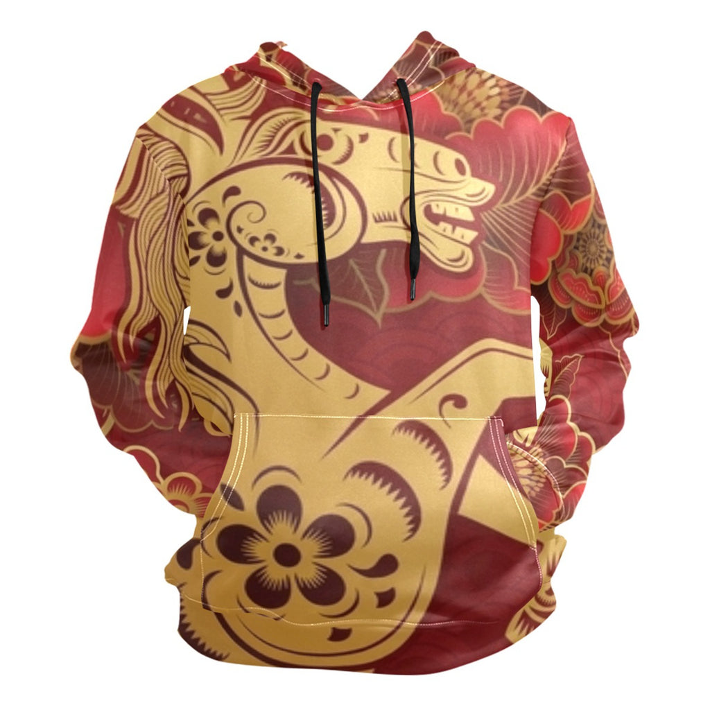 Men's Hoodie Personalized Print Hooded Sweatshirt for Men Boy