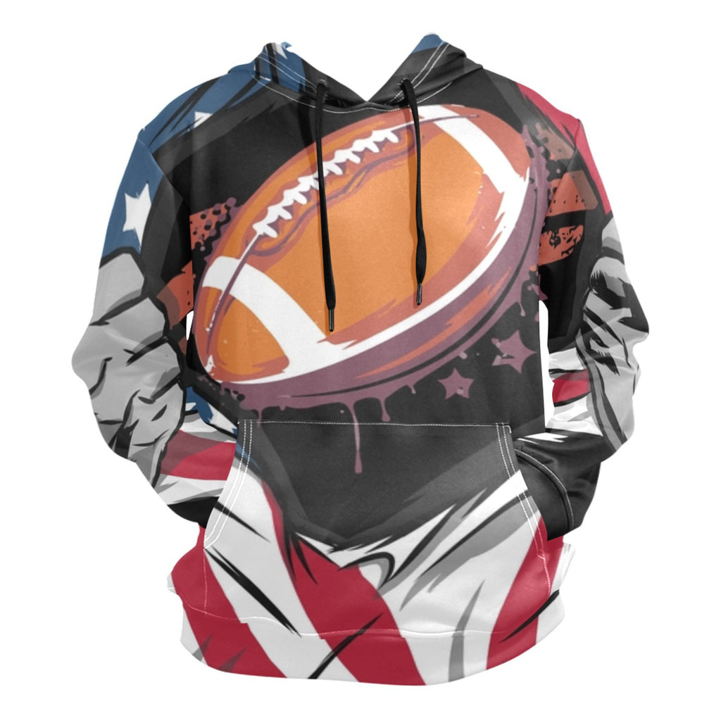 Men's Hoodie Personalized Print Hooded Sweatshirt for Men Boy