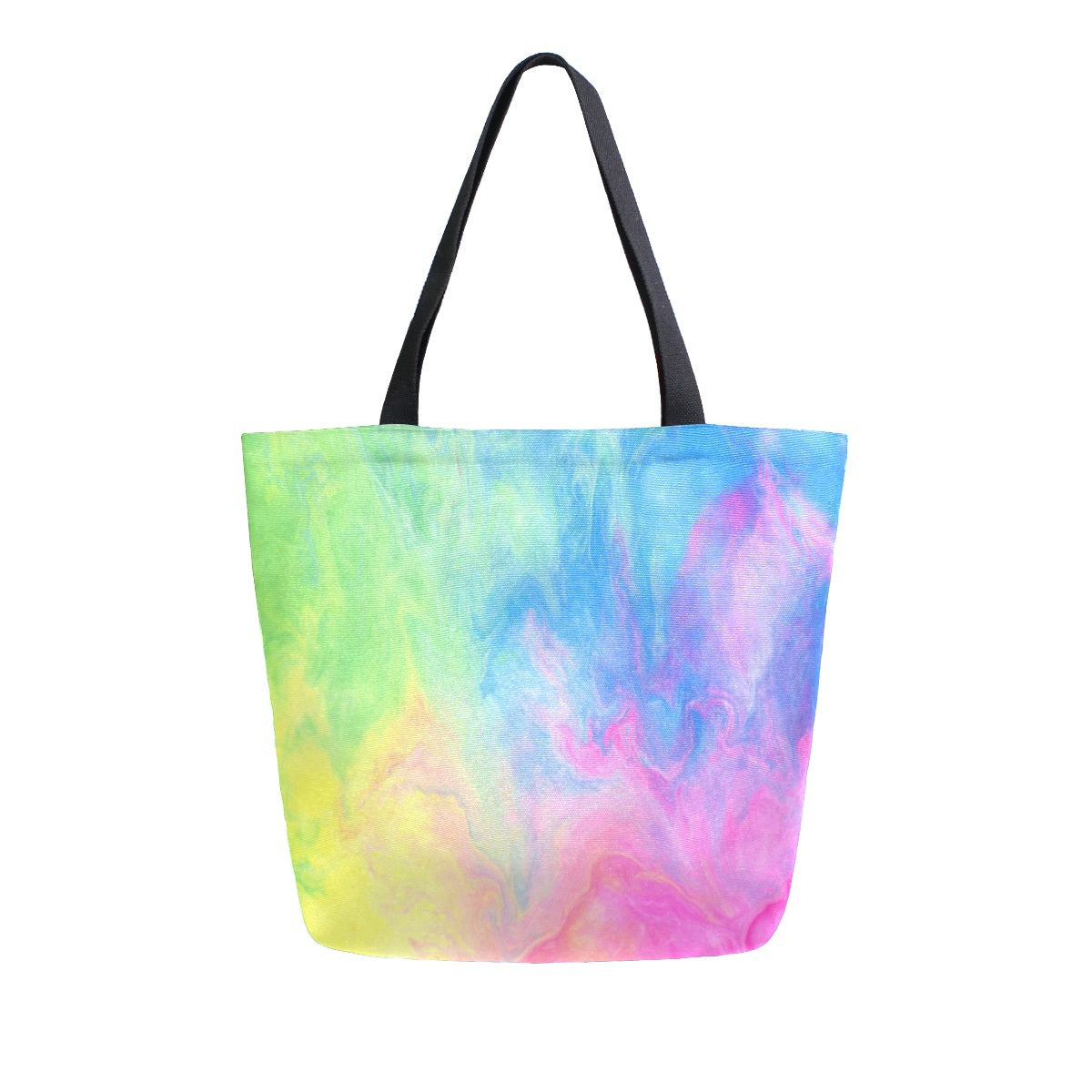 Abstract Unique Women Casual Shoulder Bag Handbag 3D Line Tote Bag Large Reusable Multipurpose Heavy Duty Shopping Grocery Cotton Bag for Outdoors