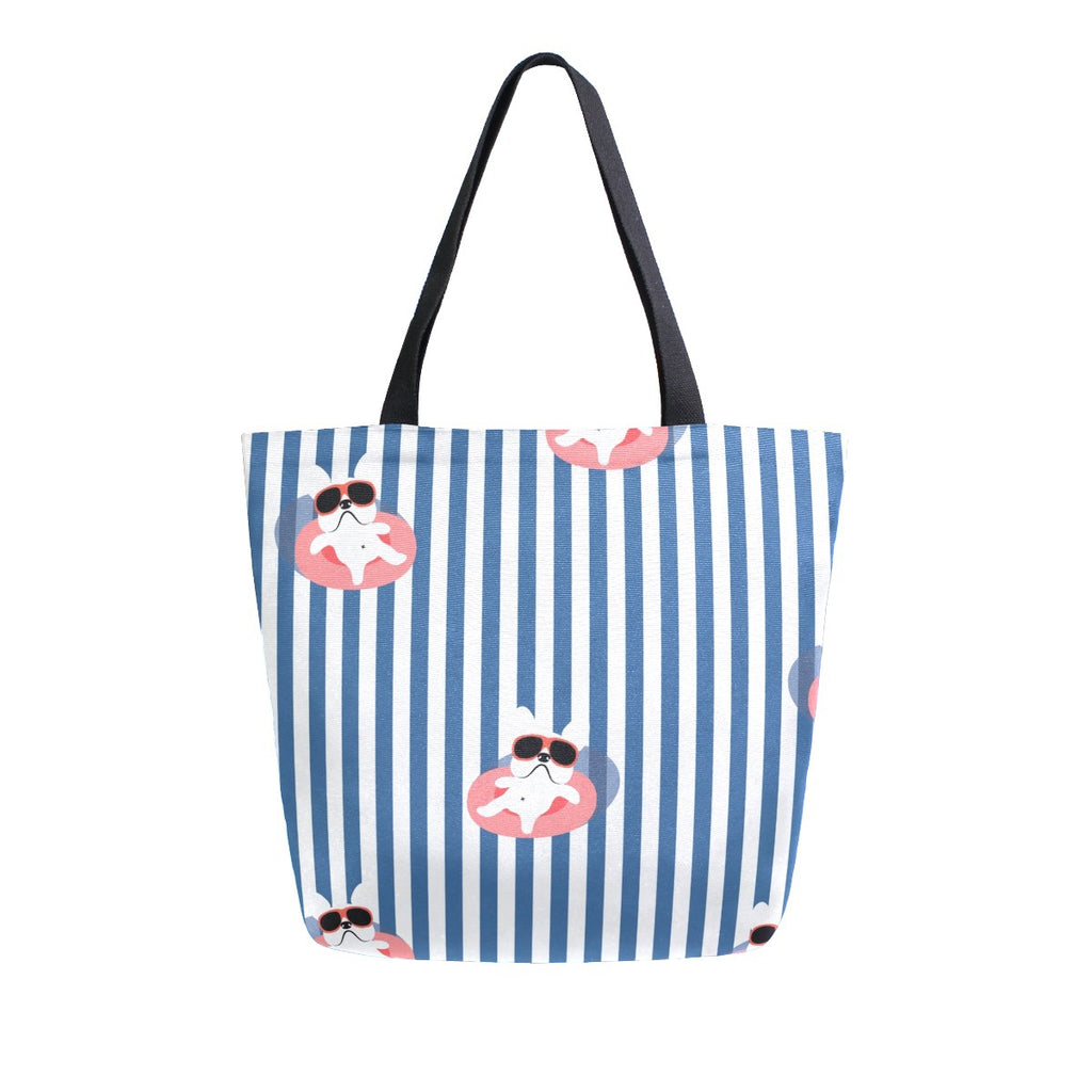 Abstract Unique Women Casual Shoulder Bag Handbag Flowers Tote Bag Large Reusable Multipurpose Heavy Duty Shopping Grocery Cotton Bag for Outdoors