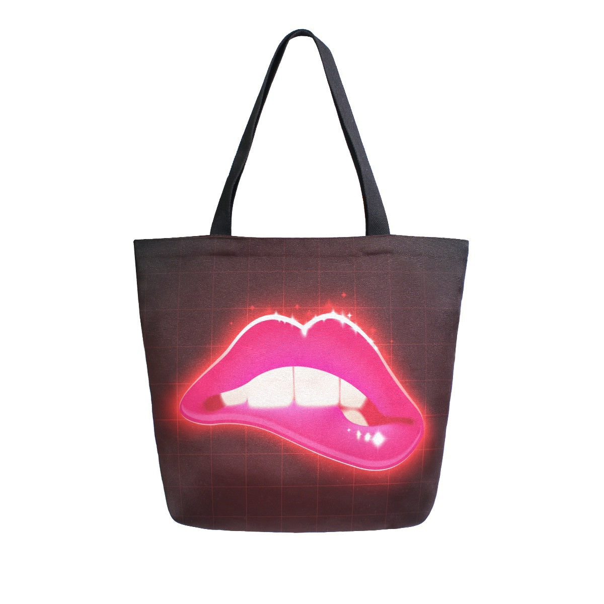 Abstract Unique Women Casual Shoulder Bag Handbag Flowers Tote Bag Large Reusable Multipurpose Heavy Duty Shopping Grocery Cotton Bag for Outdoors