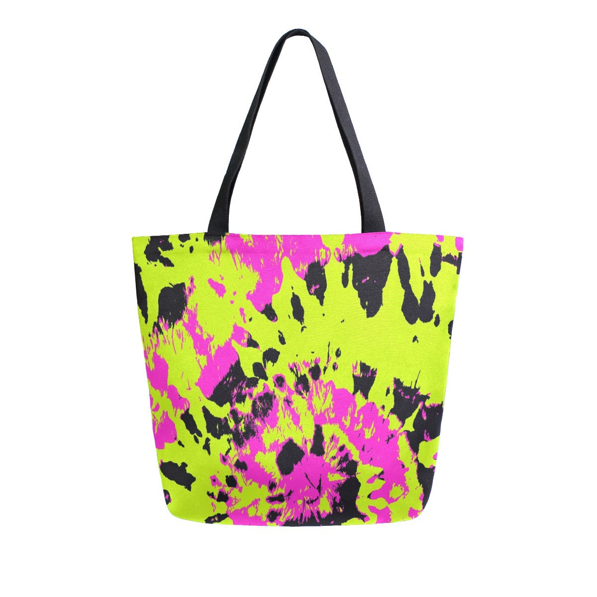 Abstract Unique Women Casual Shoulder Bag Handbag 3D Line Tote Bag Large Reusable Multipurpose Heavy Duty Shopping Grocery Cotton Bag for Outdoors