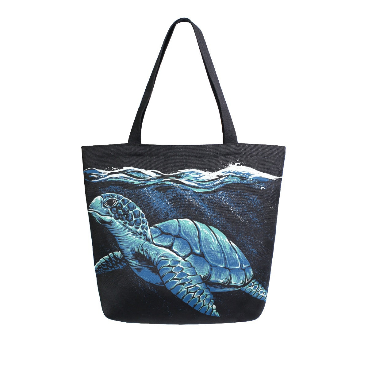 Abstract Unique Women Casual Shoulder Bag Handbag Flowers Tote Bag Large Reusable Multipurpose Heavy Duty Shopping Grocery Cotton Bag for Outdoors