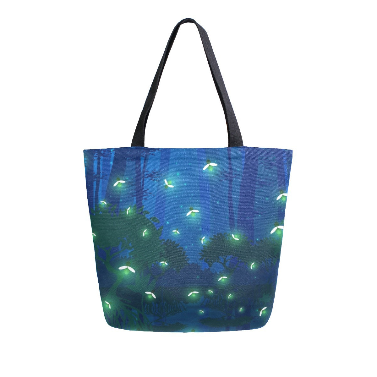 Abstract Unique Women Casual Shoulder Bag Handbag Flowers Tote Bag Large Reusable Multipurpose Heavy Duty Shopping Grocery Cotton Bag for Outdoors