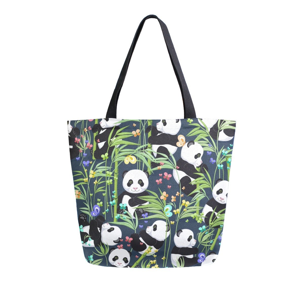 Abstract Unique Women Casual Shoulder Bag Handbag Summer Oranges and Lemon Tote Bag Large Reusable Multipurpose Heavy Duty Shopping Grocery Cotton Bag for Outdoors