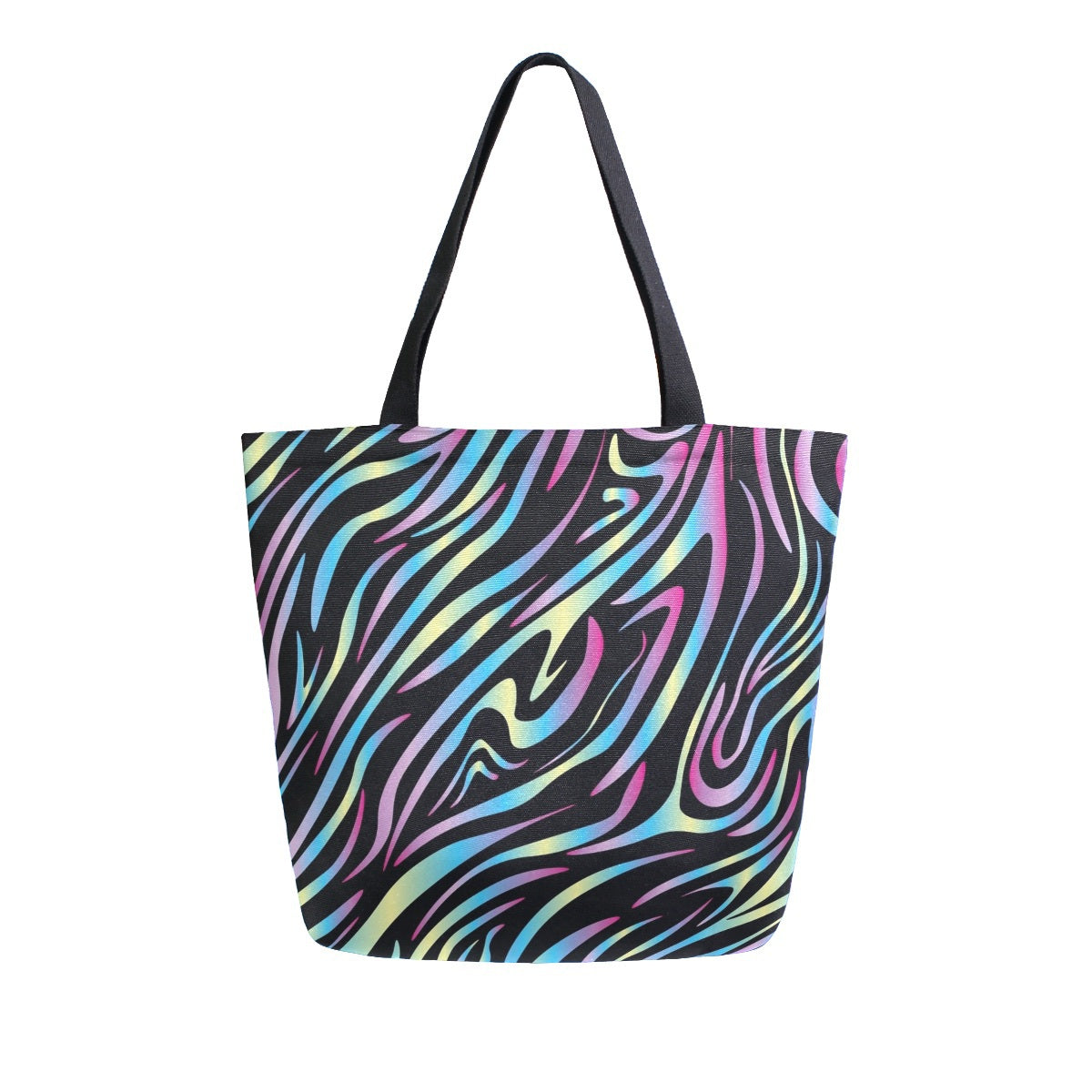 Abstract Unique Women Casual Shoulder Bag Handbag Leopard Skin Tote Bag Large Reusable Multipurpose Heavy Duty Shopping Grocery Cotton Bag for Outdoors