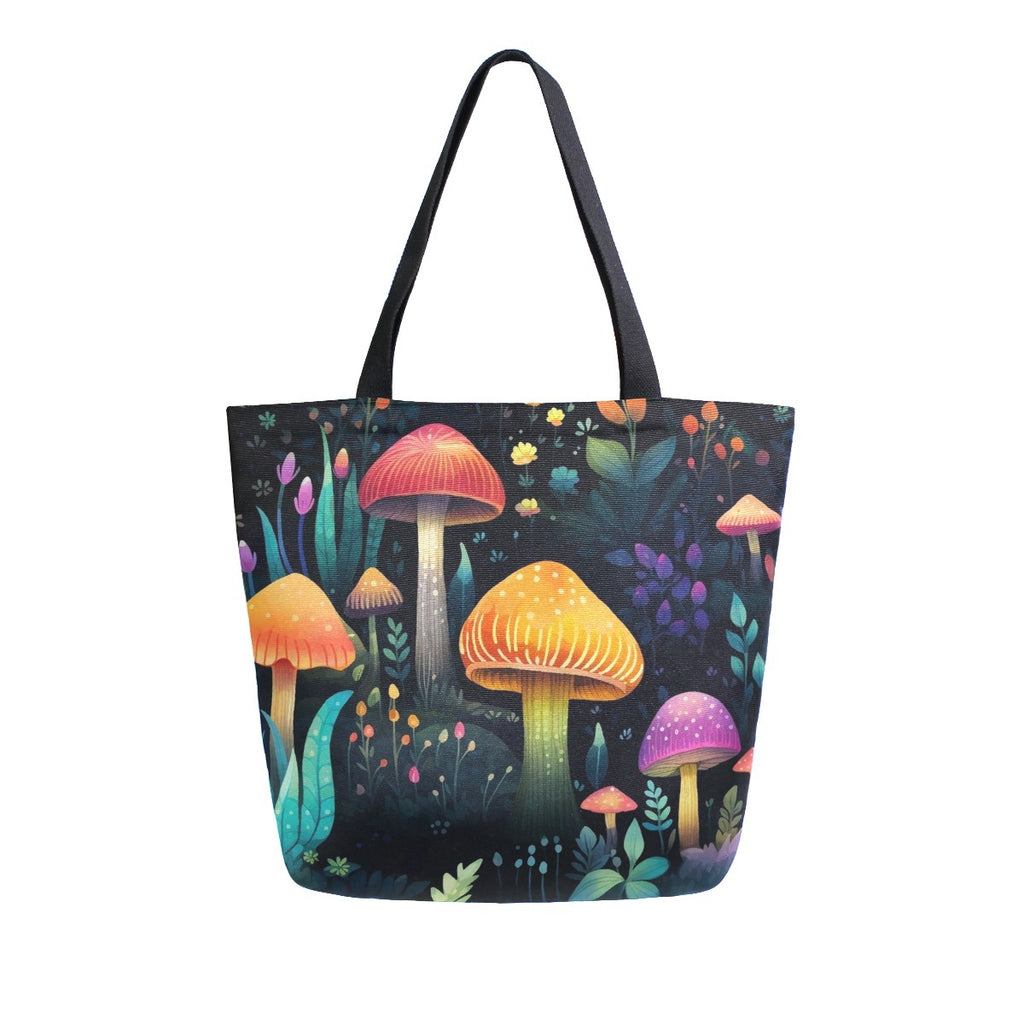 Abstract Unique Women Casual Shoulder Bag Handbag Summer Oranges and Lemon Tote Bag Large Reusable Multipurpose Heavy Duty Shopping Grocery Cotton Bag for Outdoors