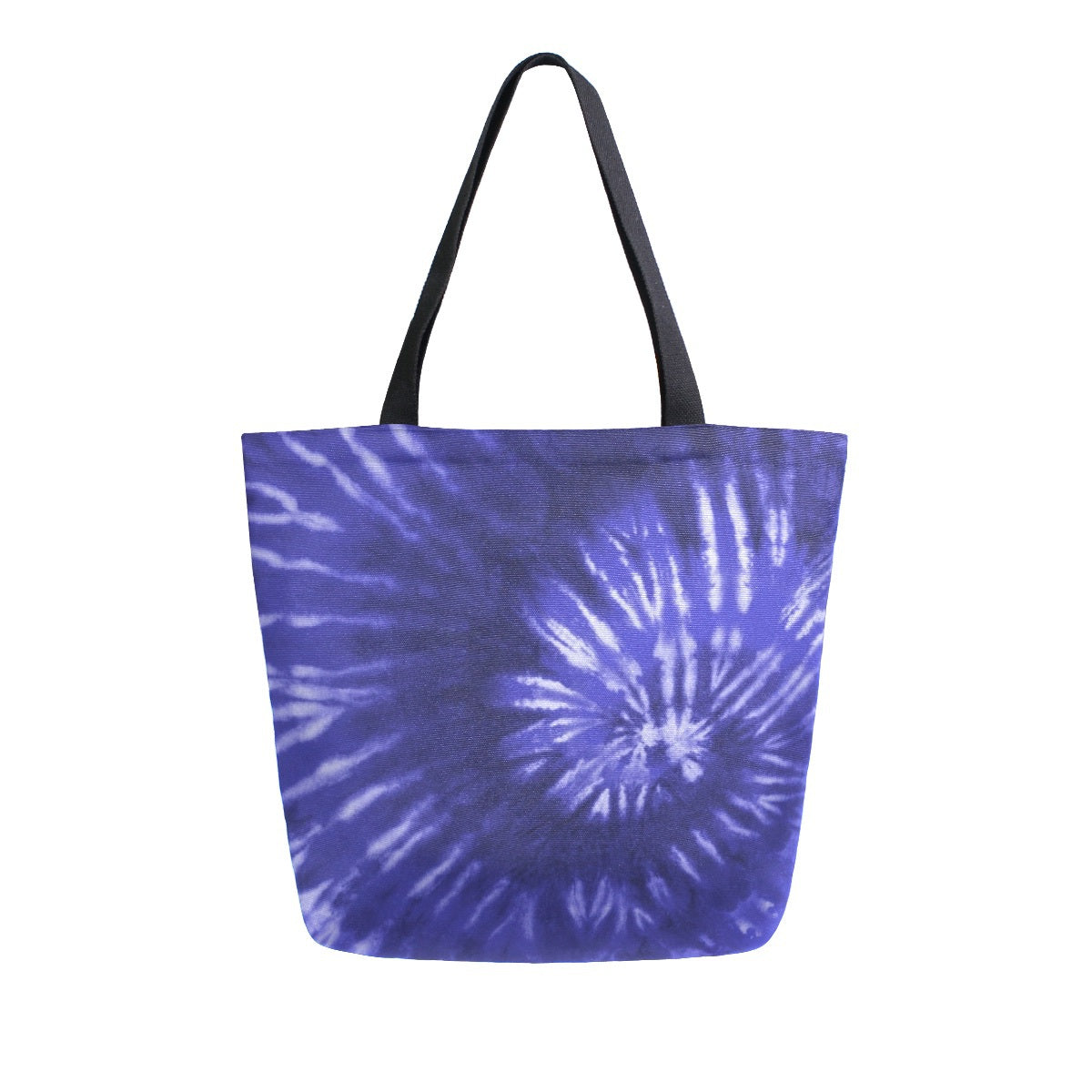 Abstract Unique Women Casual Shoulder Bag Handbag Colorful Tie Dye Tote Bag Large Reusable Multipurpose Heavy Duty Shopping Grocery Cotton Bag for Outdoors