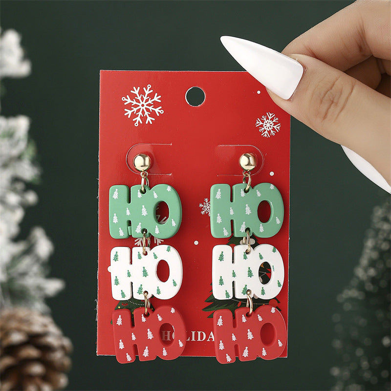 Christmas Dangle Earrings