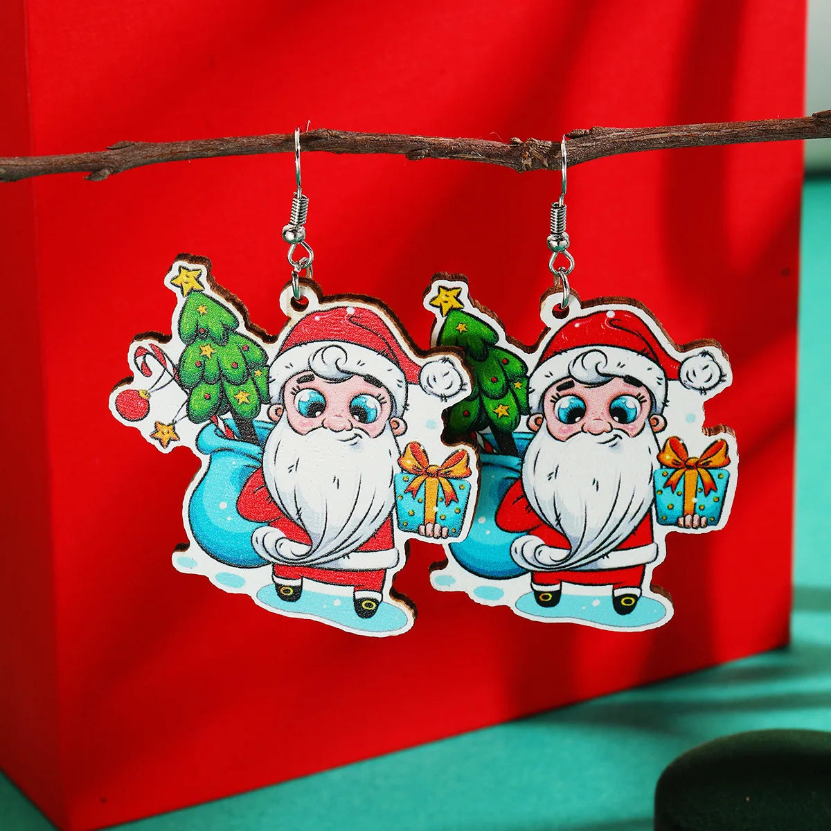 Christmas Holiday Drop Earrings Rhinestone Imitation Pearl Snowflake Xmas Tree Star Bell Dangle Party Jewelry Gift For Women Men