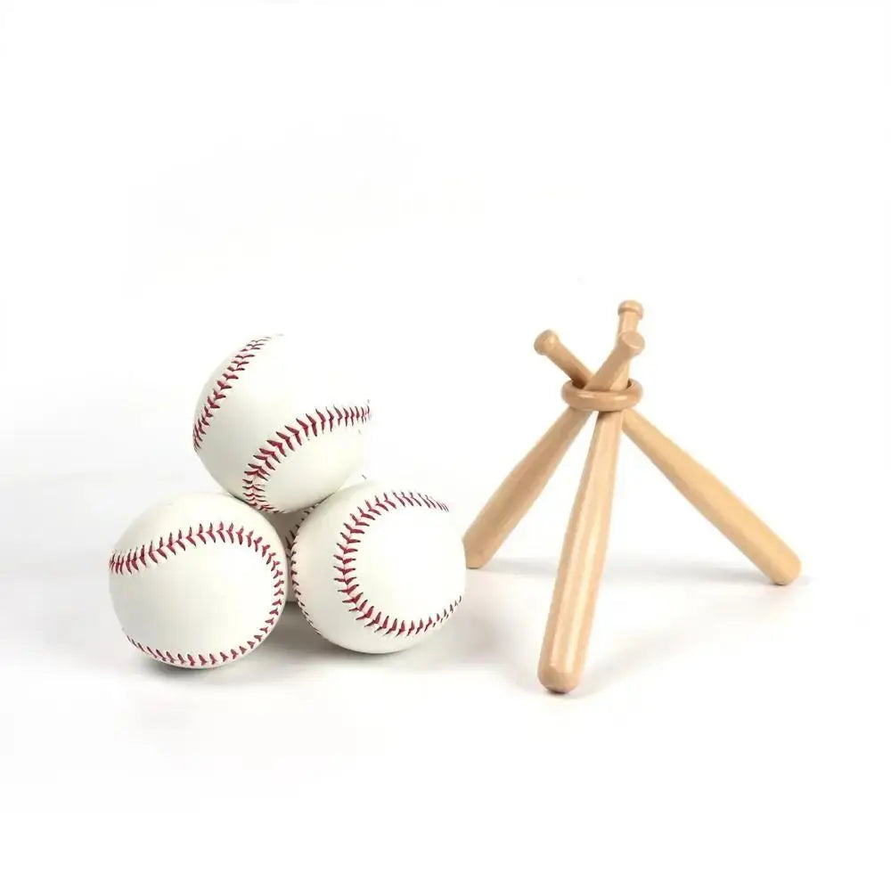 Mini Baseball Bat Display Stand Golf Tennis Ball Support Bracket DIY Triangle Base Beisbol Softball Baseball Accessories