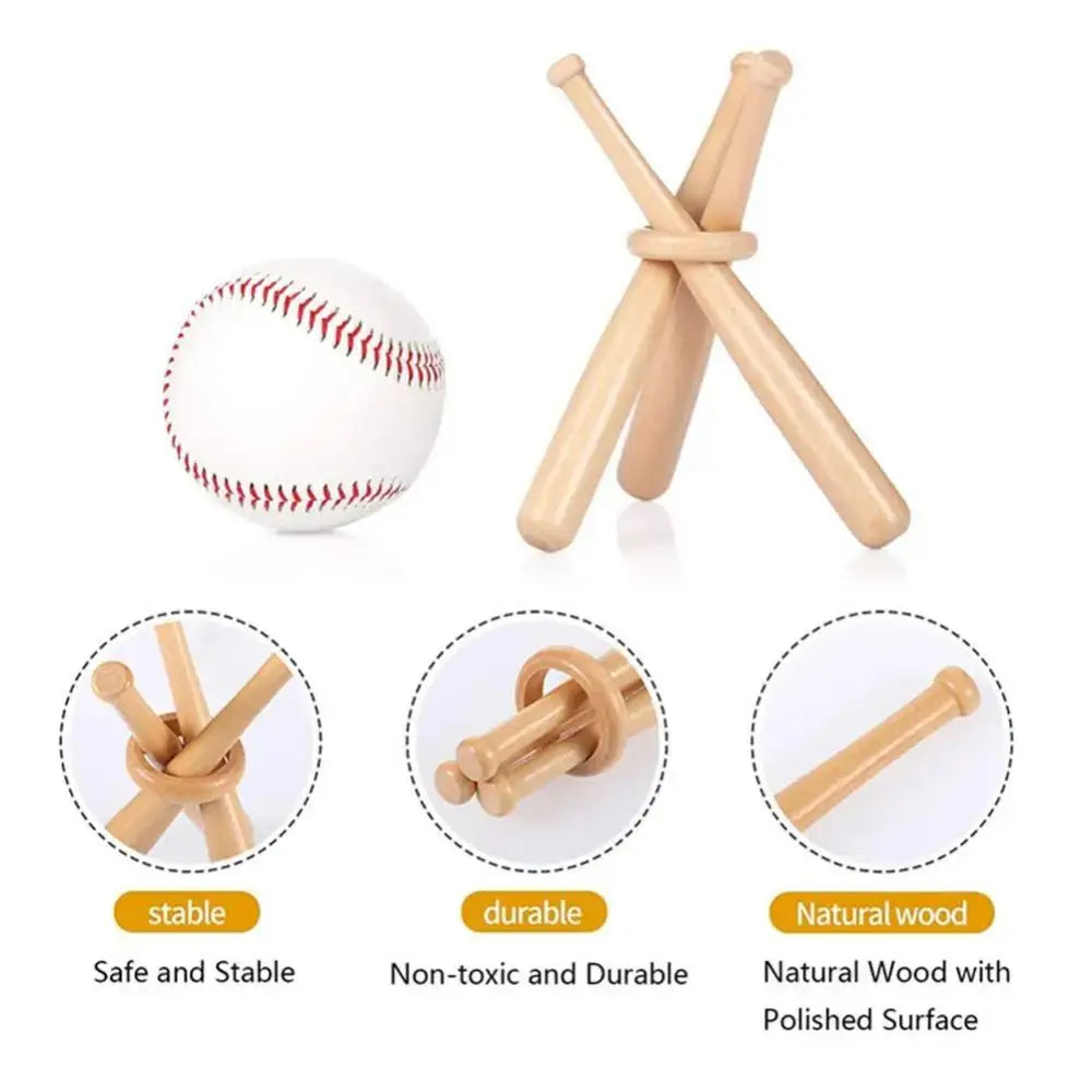 Mini Baseball Bat Display Stand Golf Tennis Ball Support Bracket DIY Triangle Base Beisbol Softball Baseball Accessories