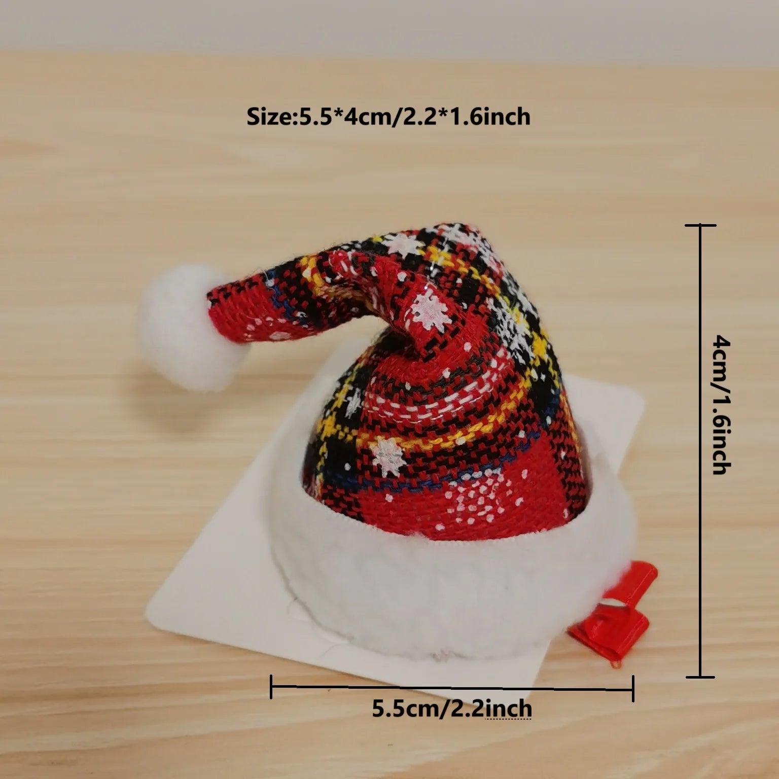 Christmas hat hair clip snowman hair clip cute reindeer snowflake hair accessory