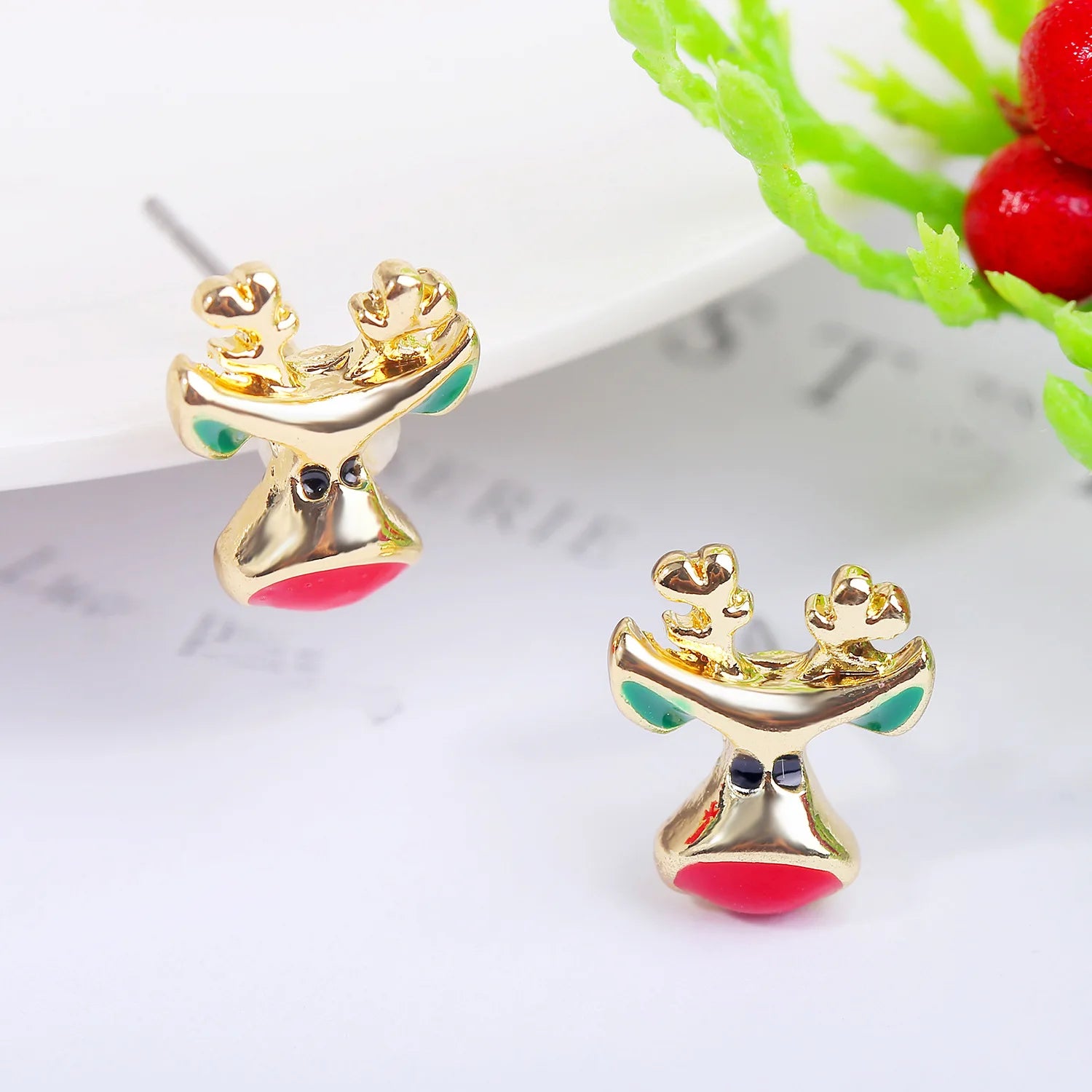 Christmas Holiday Drop Earrings Rhinestone Imitation Pearl Snowflake Xmas Tree Star Bell Dangle Party Jewelry Gift For Women Men