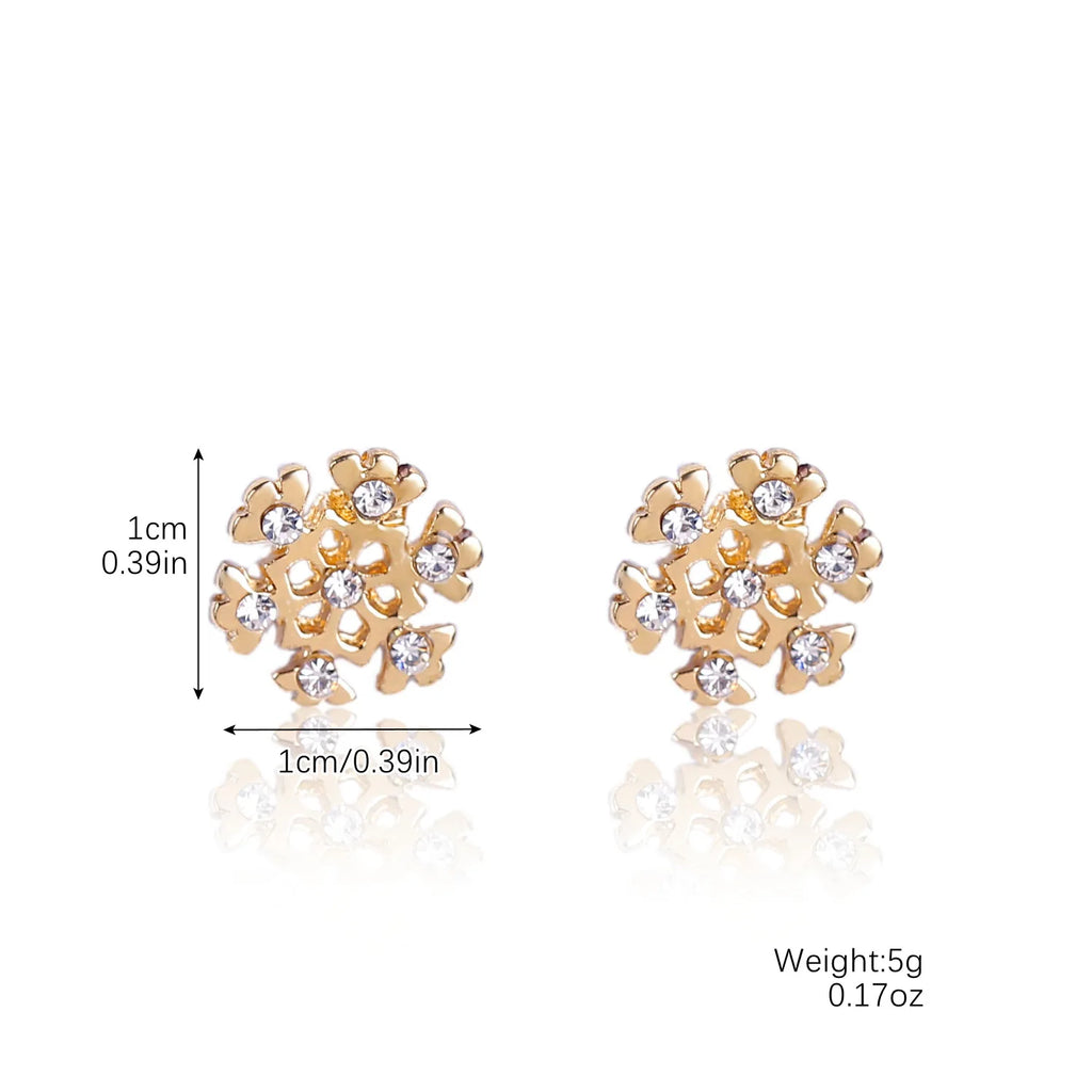 Christmas Holiday Drop Earrings Rhinestone Imitation Pearl Snowflake Xmas Tree Star Bell Dangle Party Jewelry Gift For Women Men