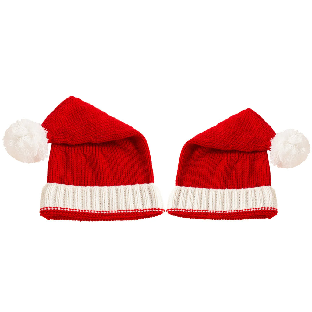 Christmas Knitted Hat Cute Pom Pom Adult Kids Soft Beanie Santa Hat New Year Party Kids Gift Navidad Noel Xmas Decoration