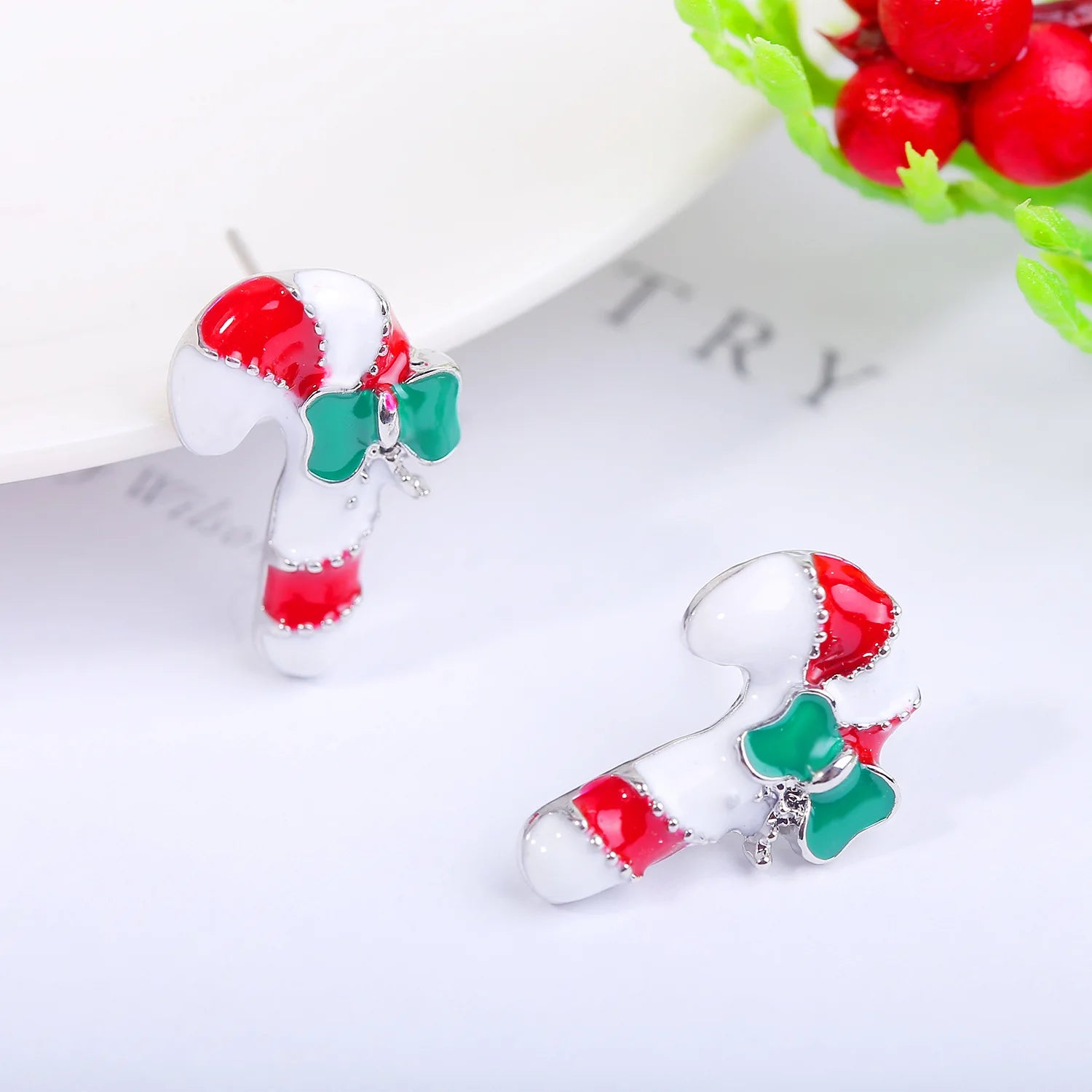 Christmas Holiday Drop Earrings Rhinestone Imitation Pearl Snowflake Xmas Tree Star Bell Dangle Party Jewelry Gift For Women Men