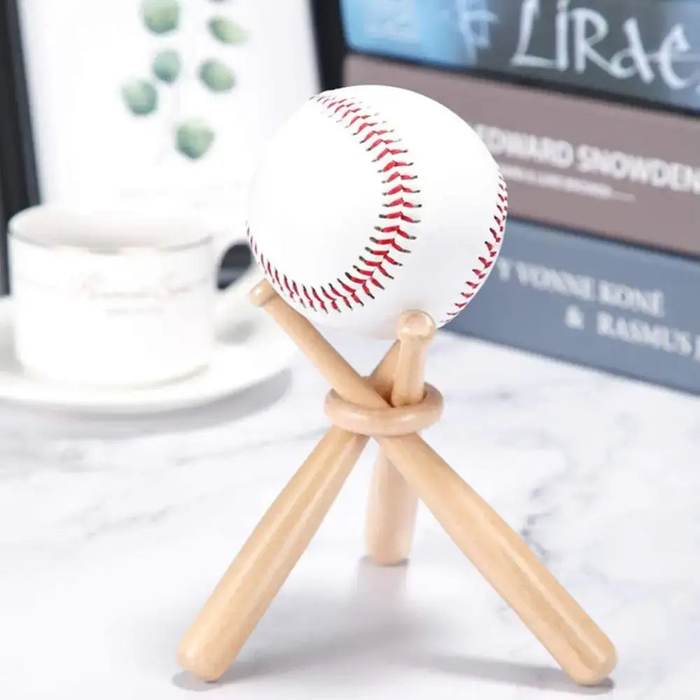 Mini Baseball Bat Display Stand Golf Tennis Ball Support Bracket DIY Triangle Base Beisbol Softball Baseball Accessories