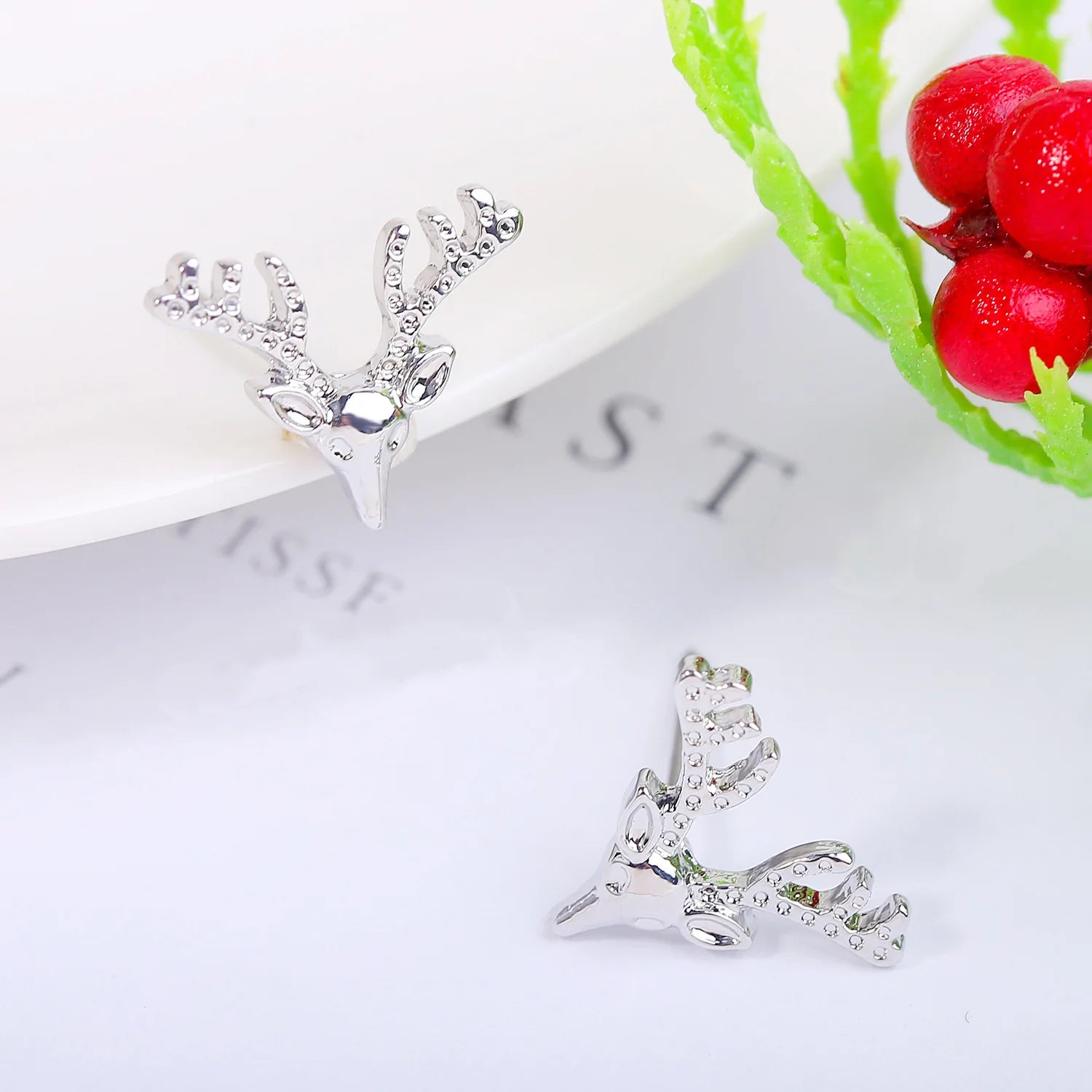 Christmas Holiday Drop Earrings Rhinestone Imitation Pearl Snowflake Xmas Tree Star Bell Dangle Party Jewelry Gift For Women Men