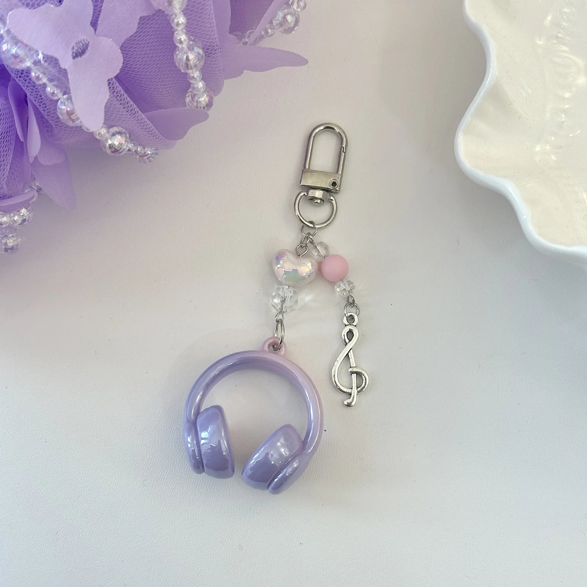 Original Fall In Love With Music Headphones Mobile Phone Chain Cool Everything Ccd Cooka Chain Student Backpack Pendant Key Chai