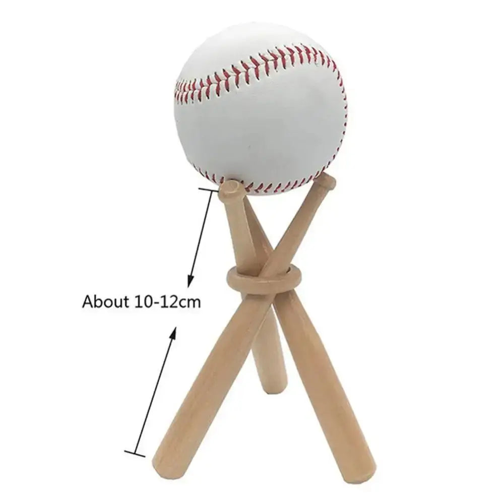 Mini Baseball Bat Display Stand Golf Tennis Ball Support Bracket DIY Triangle Base Beisbol Softball Baseball Accessories