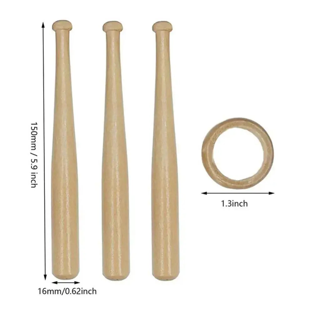 Mini Baseball Bat Display Stand Golf Tennis Ball Support Bracket DIY Triangle Base Beisbol Softball Baseball Accessories