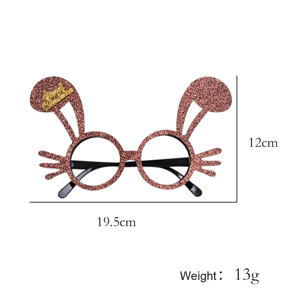 Christmas Decorations,Christmas Glasses for Children,Christmas Ornaments,Santa Claus,Snowman Antlers Glasses Frames