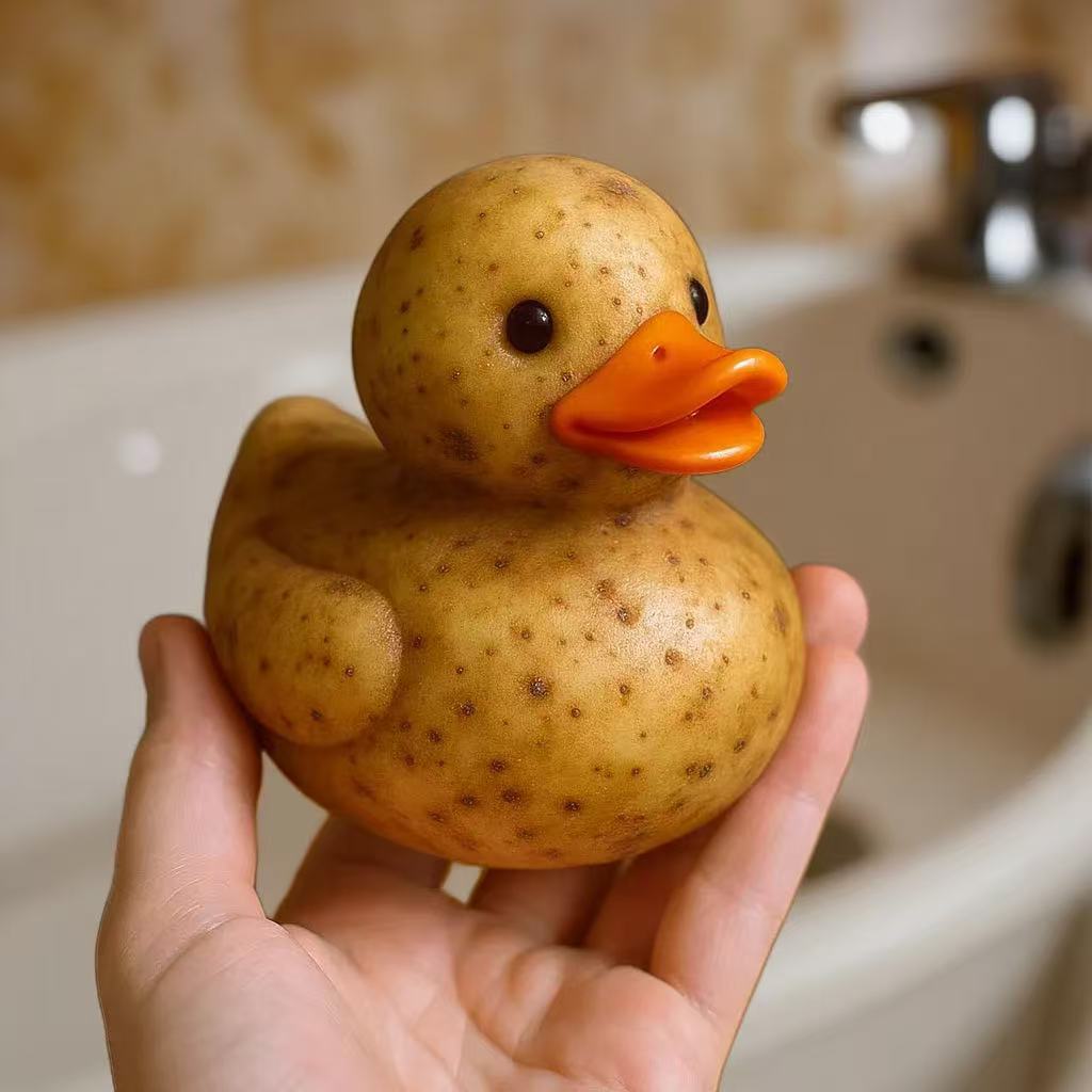 Creative Vegetable Duck